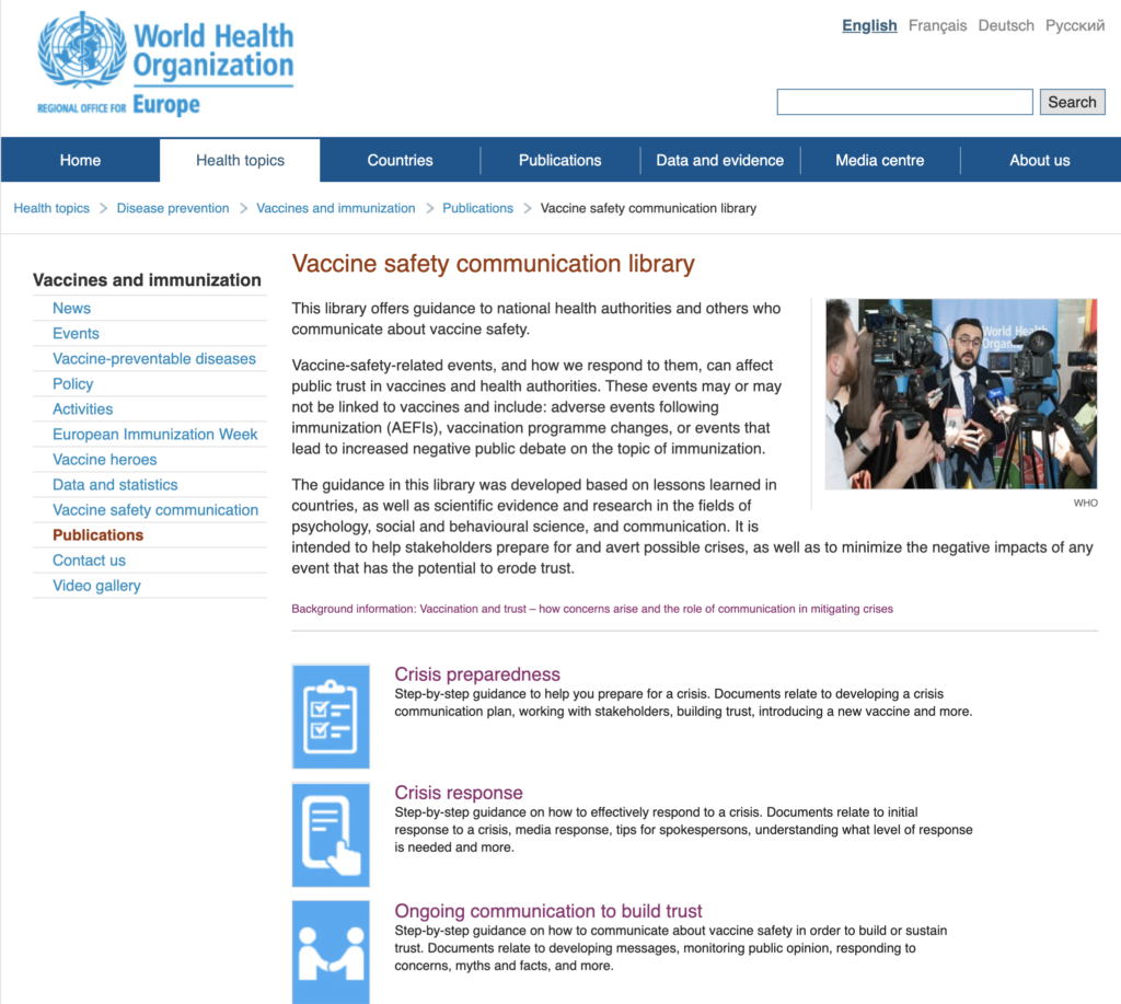 Vaccine Safety Library